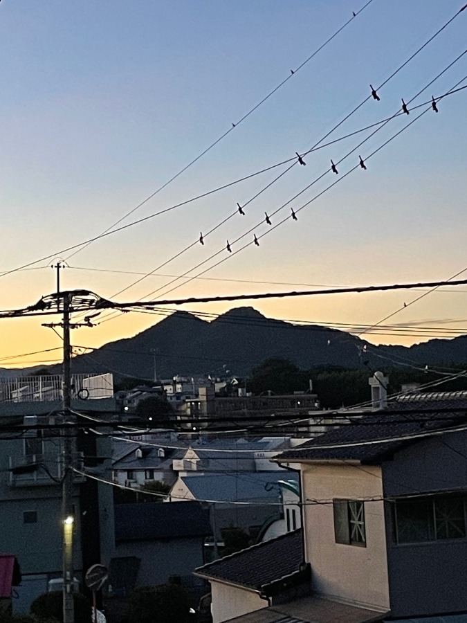 久しぶりの朝空（╹◡╹）