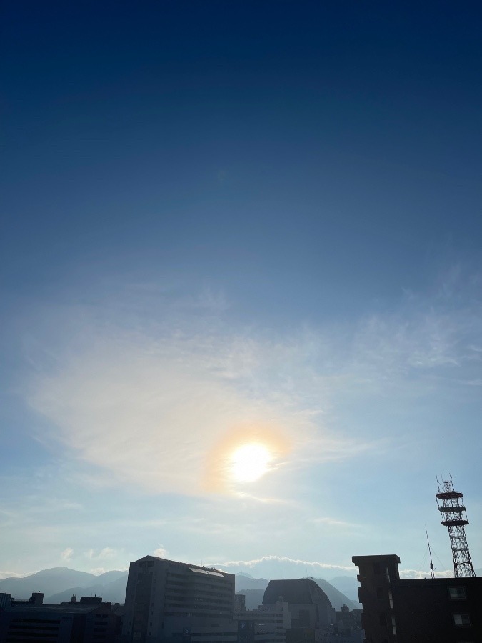 今朝の空