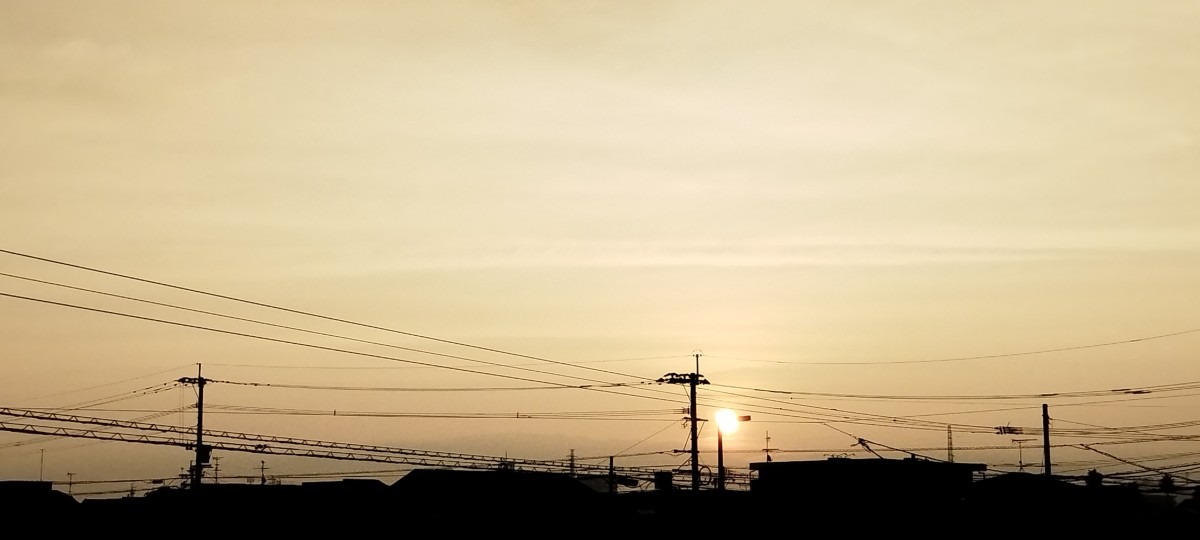 都城市（2023/9/20）今朝は晴れ😅（東の空）②