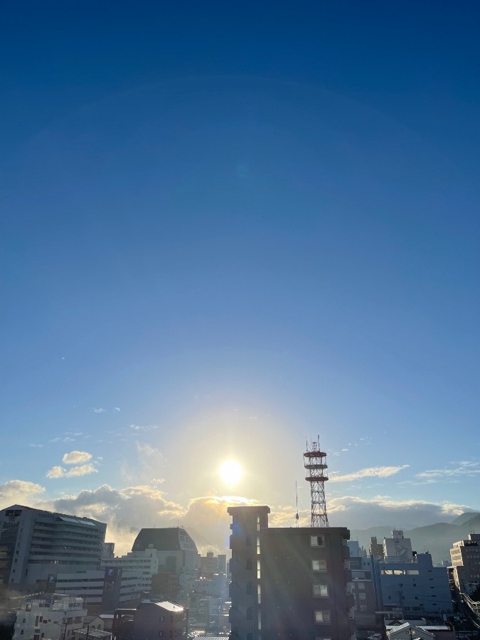 今朝の空