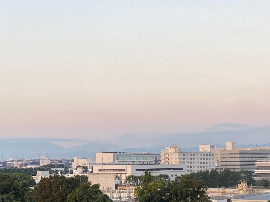 今朝の富士山