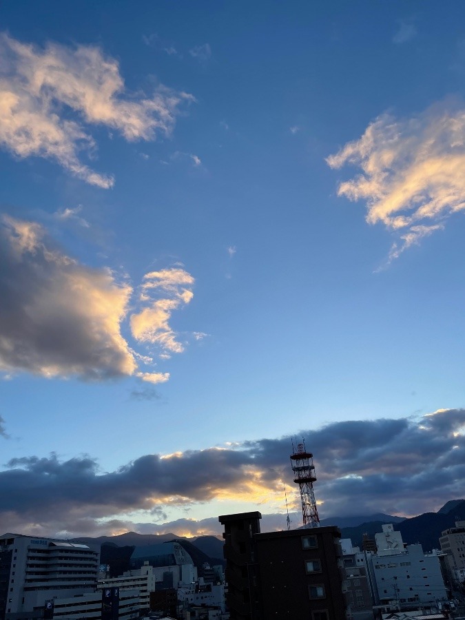 今朝の空