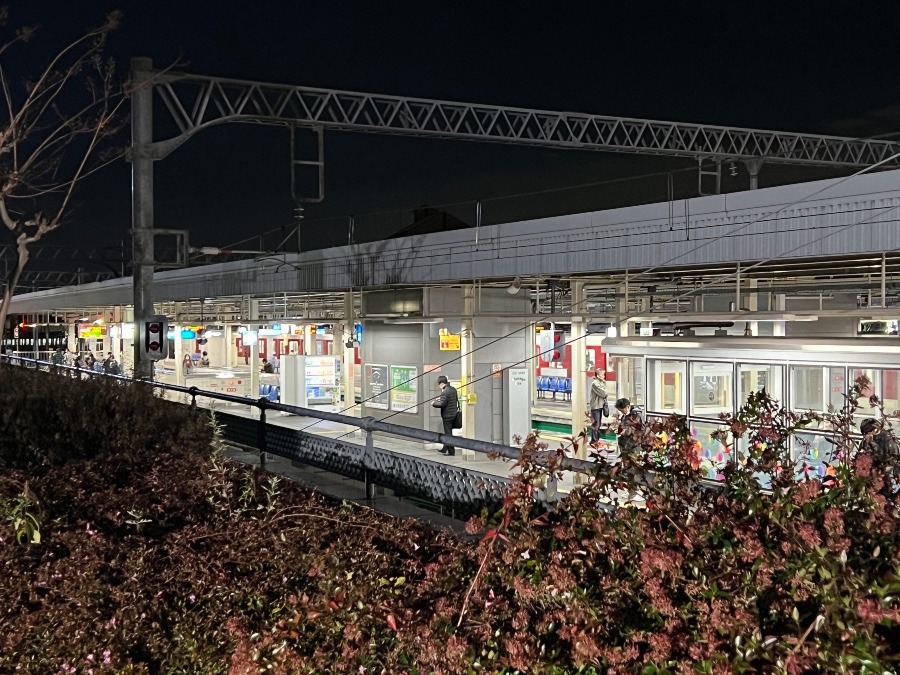 夜の駅🚉😍✨