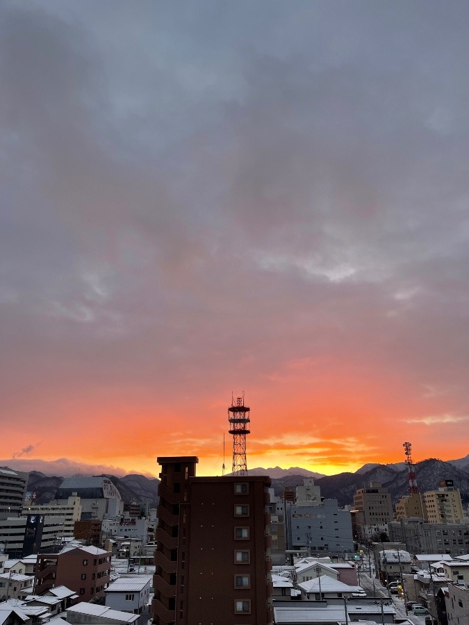 今朝の空