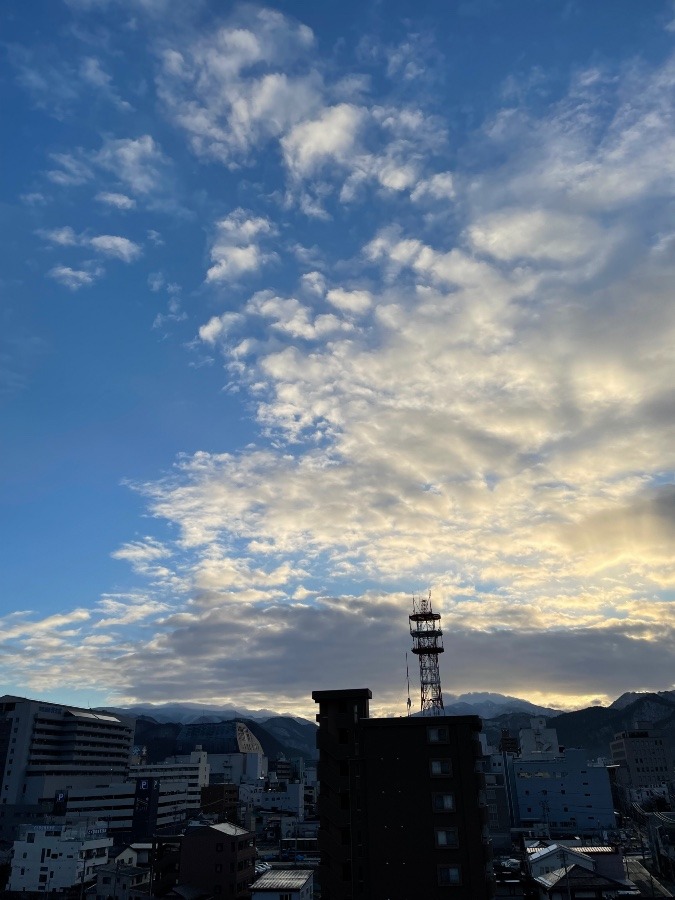 今朝の空