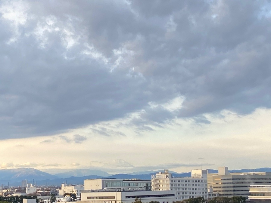 今朝の富士山