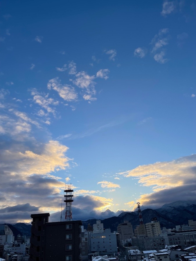 今朝の空