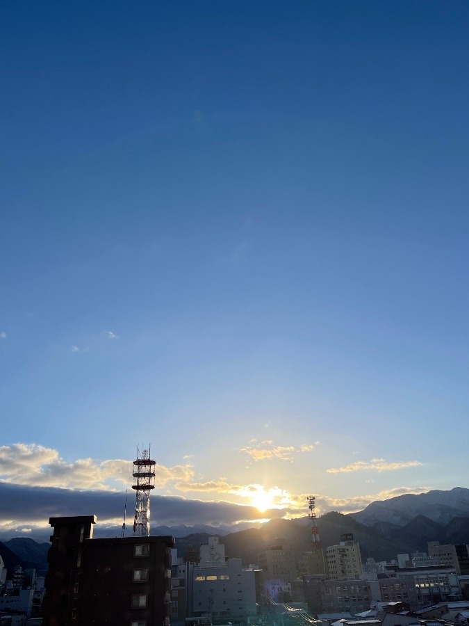 今朝の空