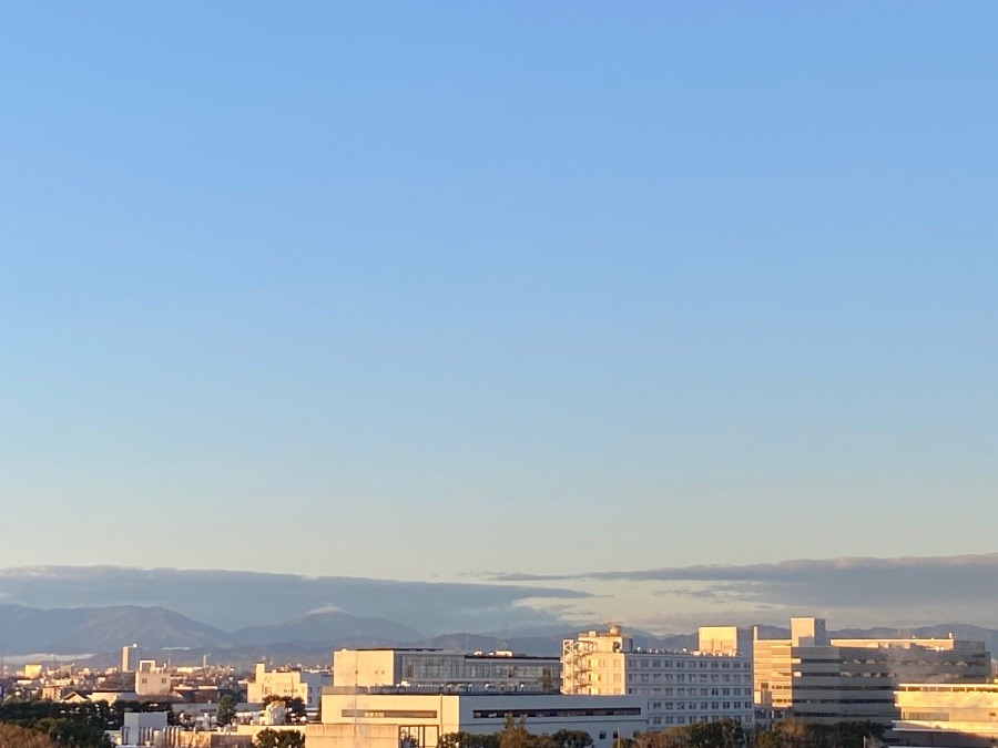 今朝の富士山