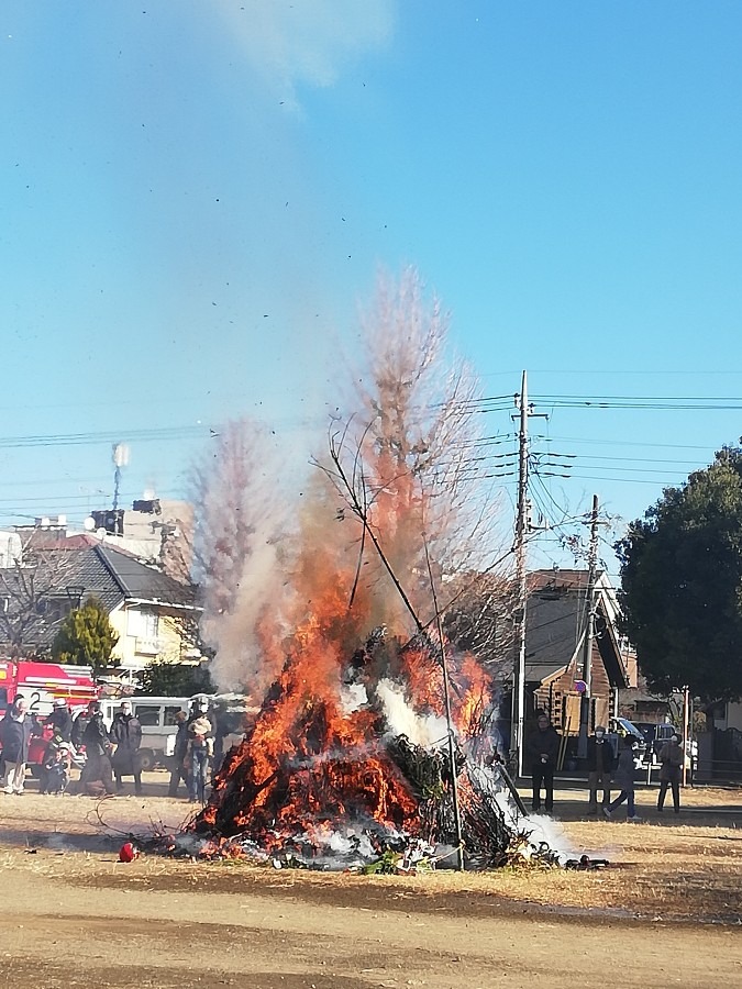 どんど焼き　２