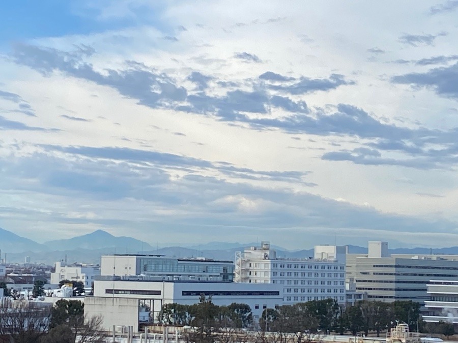 今朝の富士山