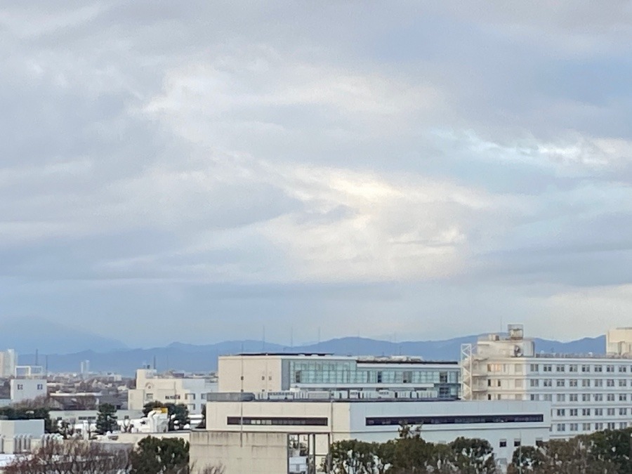 今朝の富士山　一日の計は朝にあり　一年の計は元旦にあり