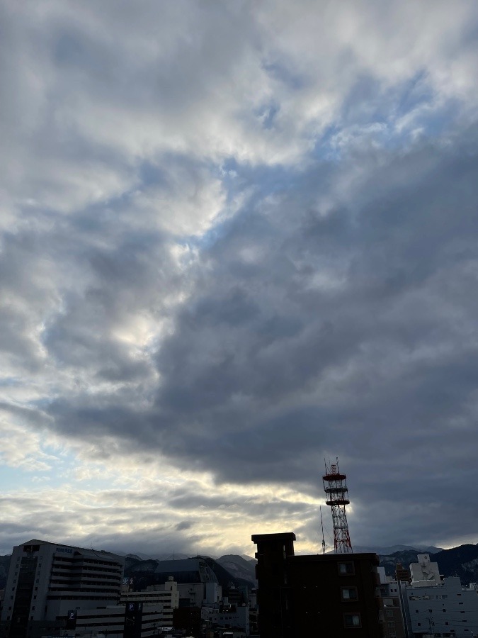 今朝の空