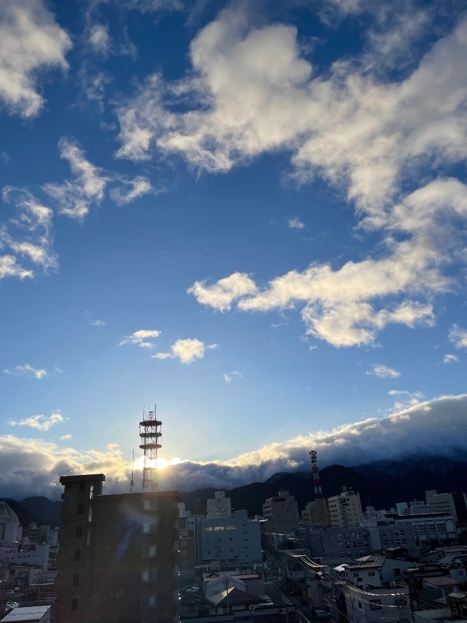 今朝の空