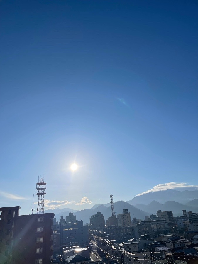 今朝の空