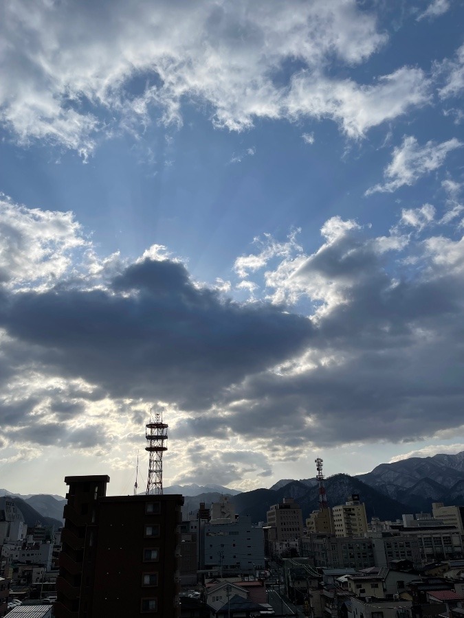 今朝の空