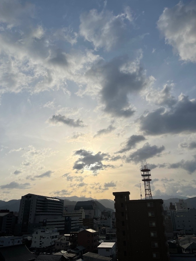 今朝の空