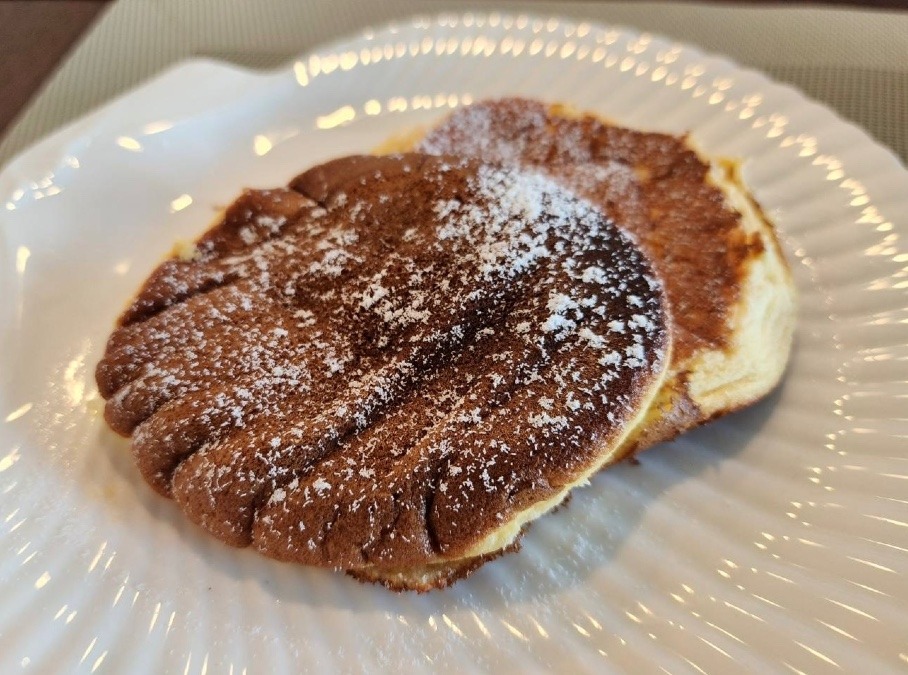 “In an attempt at fluffy pancakes…”