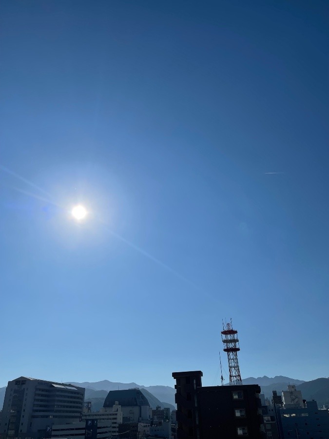 今朝の空