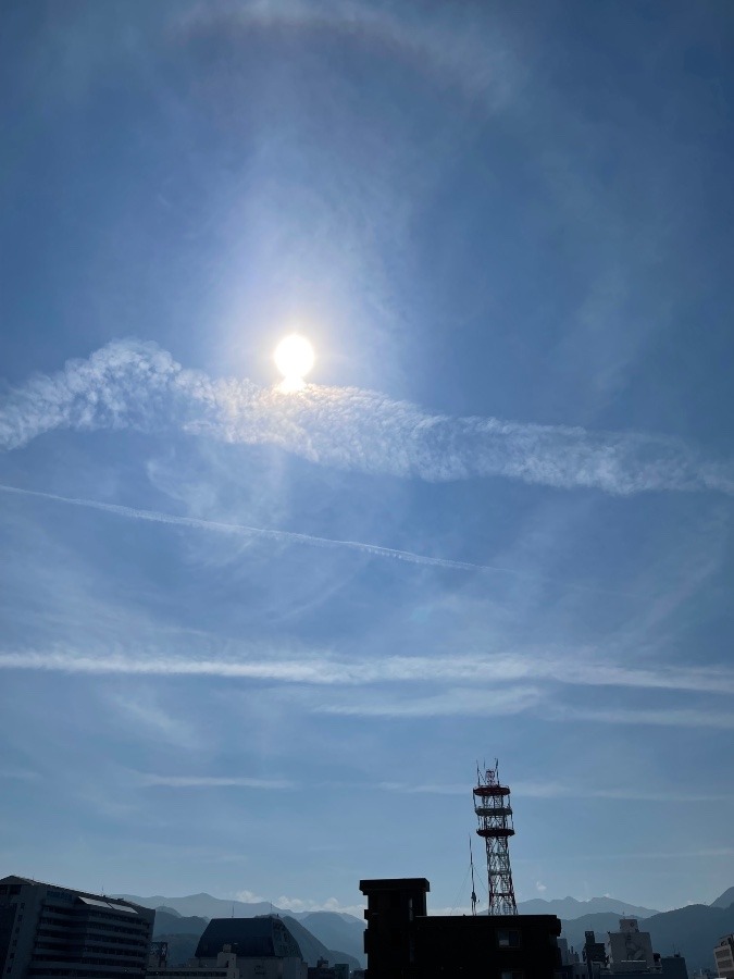 今朝の空