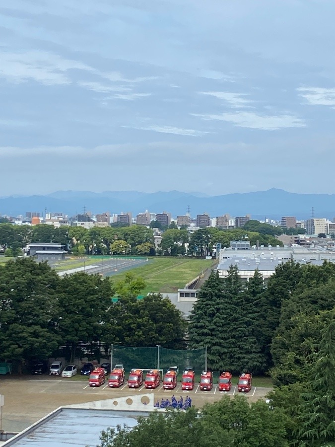 防災のための消防団の訓練