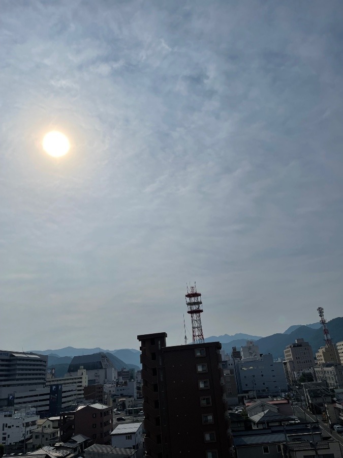 今朝の空