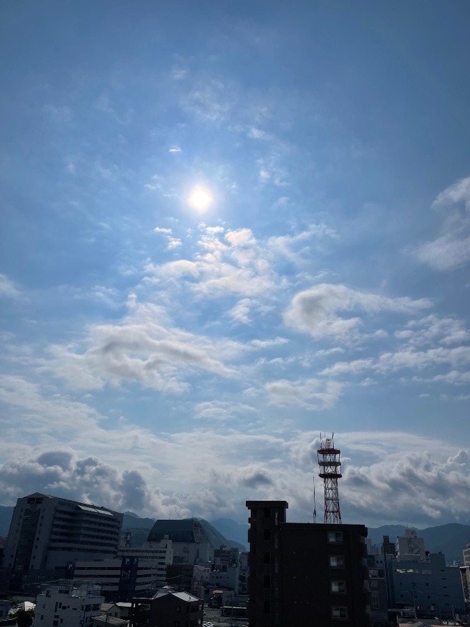 今朝の空