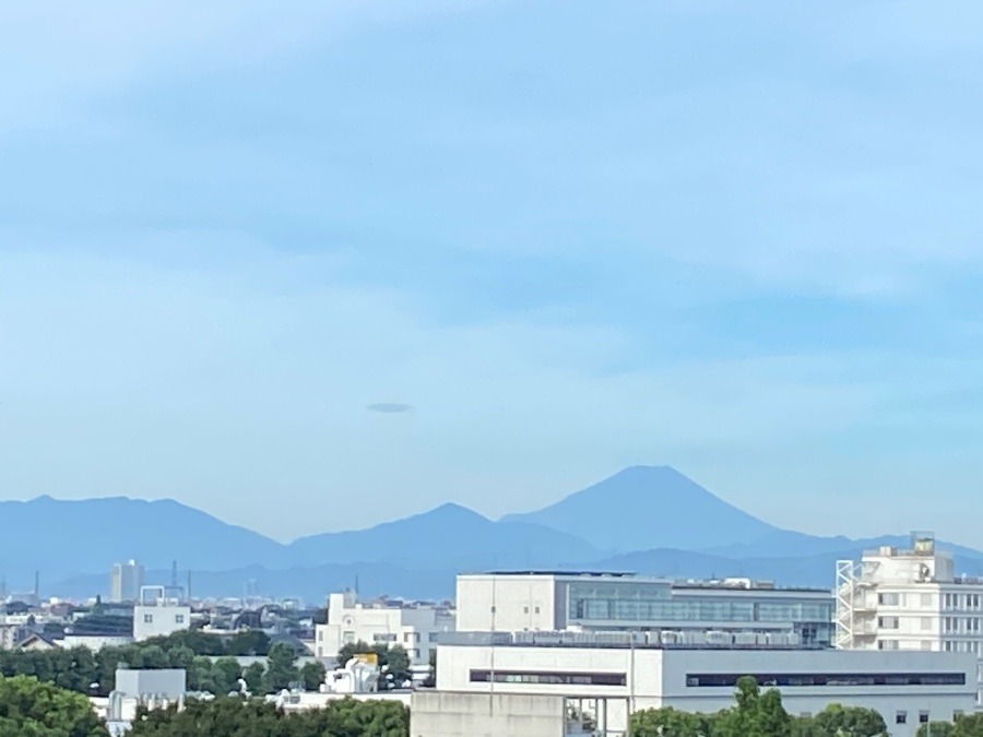 今朝の富士山