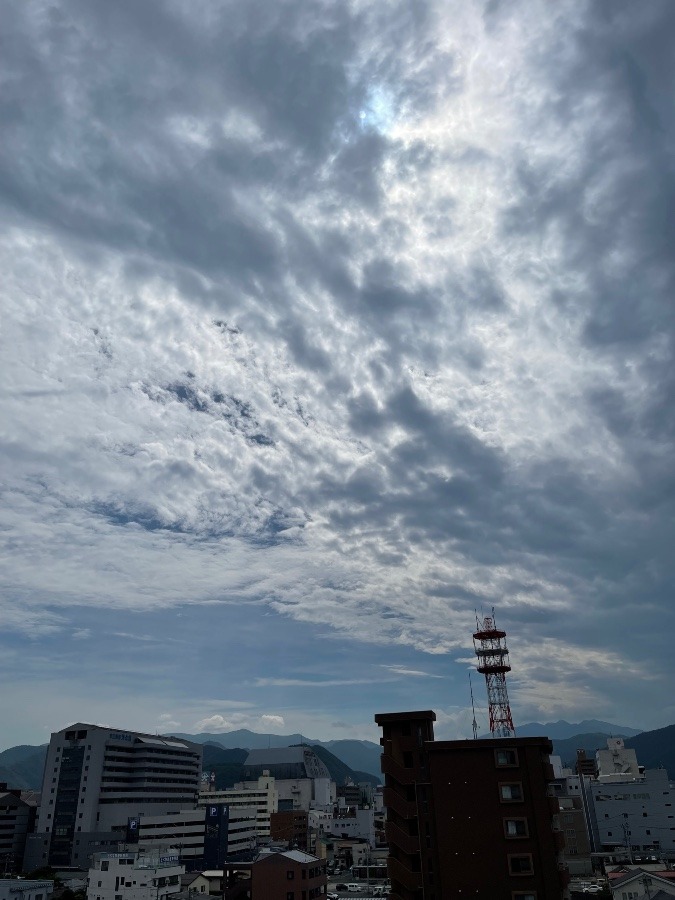 今朝の空