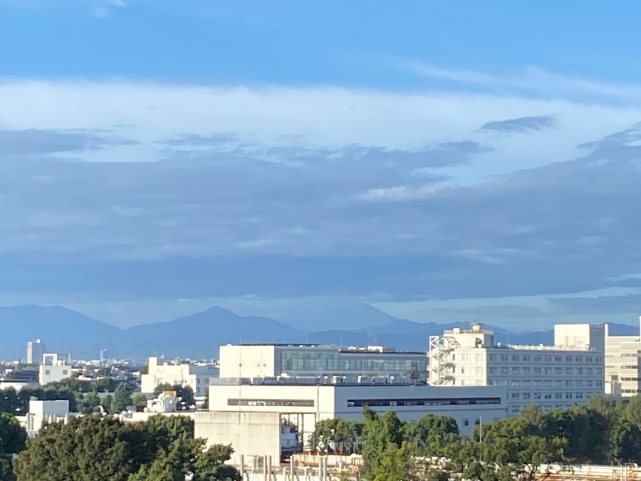 今朝の富士山