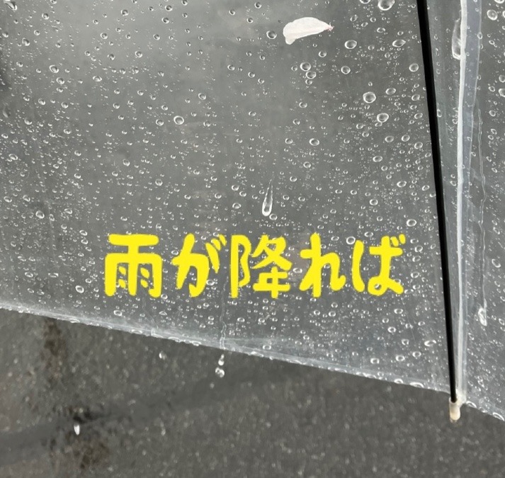 雨が降れば