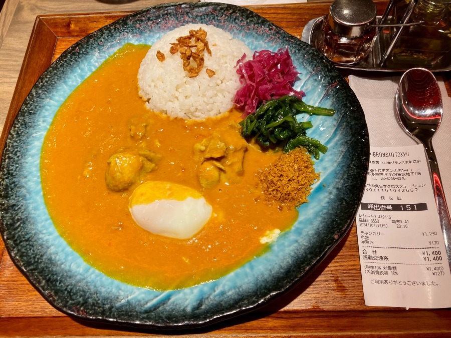 東京駅グランスタ内のカレー屋さん