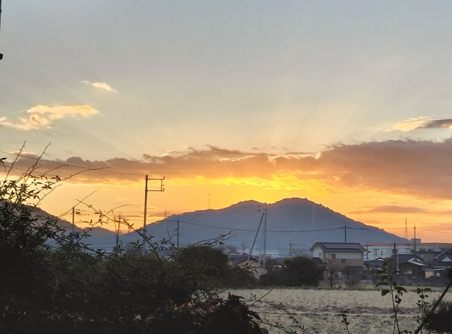 7:30まだ朝日は出てません