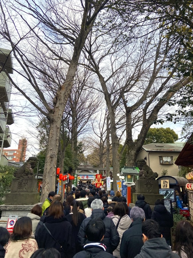 令和7年1月3日　田無神社に初詣