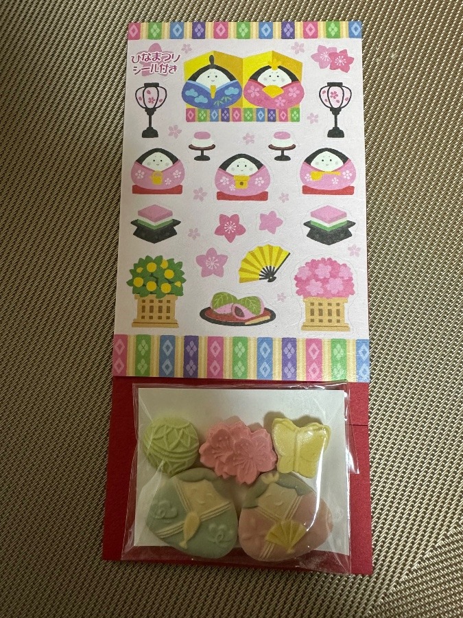 お雛祭りのお菓子🎎